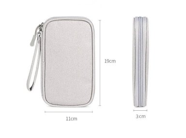 NECESER COOL BAGS CB-NECESERS GRIS CABLES PORTATIL VIAJE - 5
