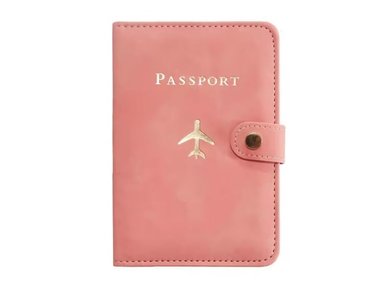 PORTAPASAPORTE COOL BAGS ROSADO BROCHE