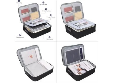 ORGANIZADOR PARA DOCUMENTOS NEGRO COOL BAGS - 2