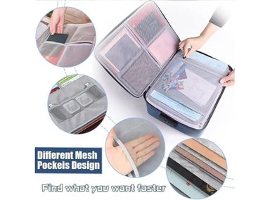 ORGANIZADOR PARA DOCUMENTOS NEGRO COOL BAGS - 5