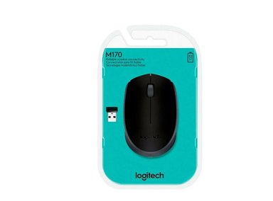 MOUSE INALÁMBRICO LOGITECH M170 NEGRO - 3