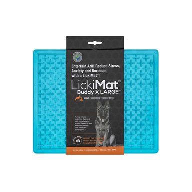 COMEDERO PERRO LICKIMAT BUDDY X LARGO TURQUOISE DOG LICKIMAT