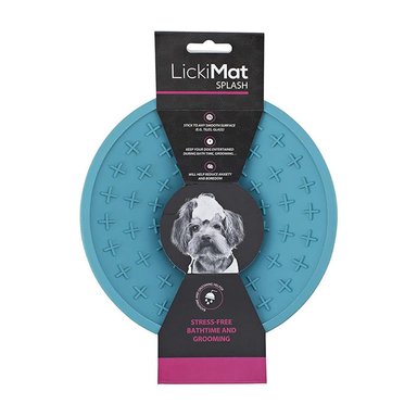 COMEDERO PERRO LICKIMAT SPLASH TURQUOISE