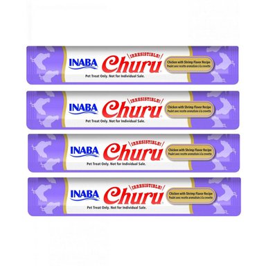 CHURU SNACK HÚMEDO DE POLLO CON CAMARONES PARA GATOS X4 UND - 2