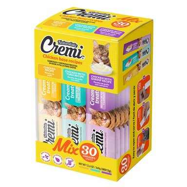 SNACK PARA GATO CREMI BOX MIX DE POLLO PACK 30 TUBOS VARIADOS - 1