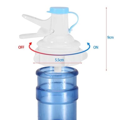 VÁLVULA DISPENSADOR AGUA KAST.PE EASYFLOW UNIVERSAL BLANCO BIDÓN SAN LUIS SAN MATEO UNIVERSAL - 4