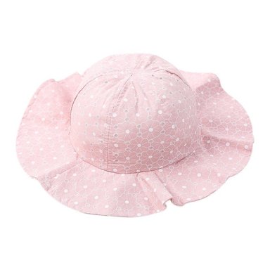 GORRO SOMBRERO BEBÉ ROSADO