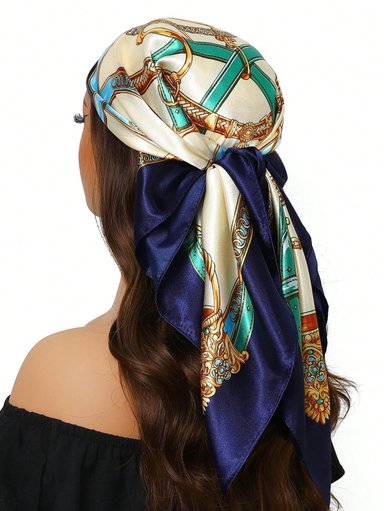 PAÑOLETA BANDANA PAÑUELO ROXANA DE 90X90CM