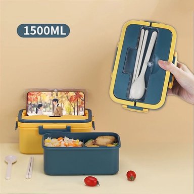 PACK DE 2 TAPERS DE 3 COMPARTIMENTOS PARA UNA NUTRICIÓN IDEAL - BENTOBOX