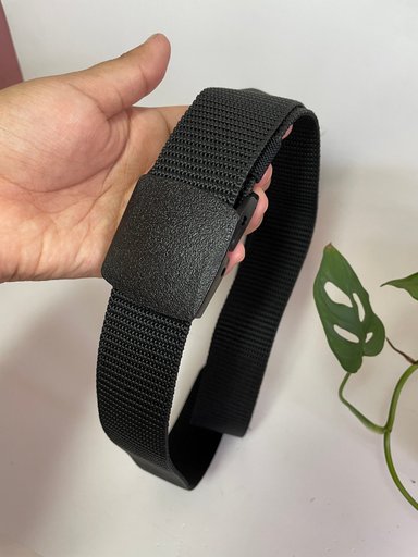 CINTURÓN TÁCTICO MILITAR PARA HOMBRES - NEGRO