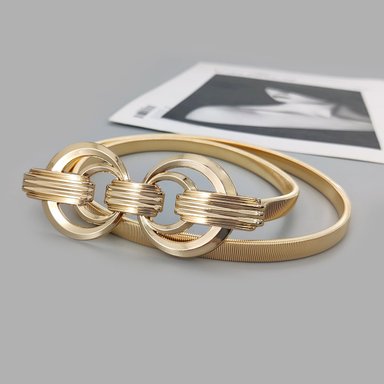 CINTURÓN ELÁSTICA MONIQUE | DORADO