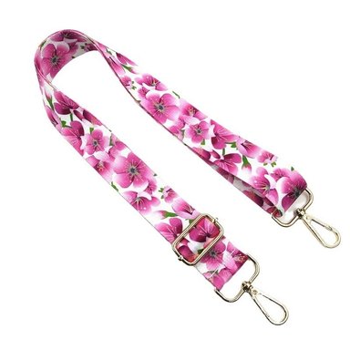 CORREA AJUSTABLE ASA INTERCAMBIABLE PARA BOLSO  | FLOR