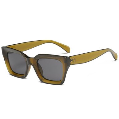 GAFAS LENTES DE SOL CUADRADAS RETRO HAILEY + ESTUCHE LONCH VERDE
