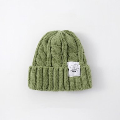 BEANIE CHUNKY KPOP TRENZADO | VERDE