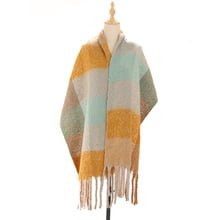 MAXI BUFANDA QUEEN A CUADROS MULTICOLOR | SCEPTER