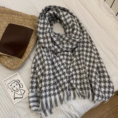 BUFANDA AVENOR UNISEX DE PATRÓN | GRIS