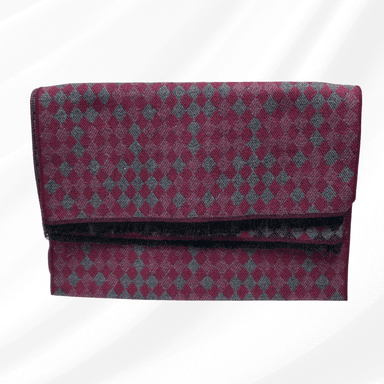 BUFANDA HOMERO PARA HOMBRE CON DISEÑO GEOMETRICO | BURGUNDY