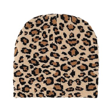 BEANIE ANIMAL PRINT CEÑIDO | CAMEL