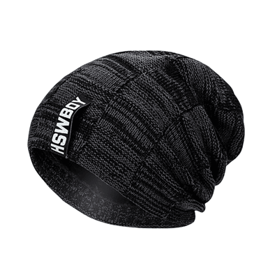 BEANIE HSW BOY GORRO JASPEADO | NEGRO