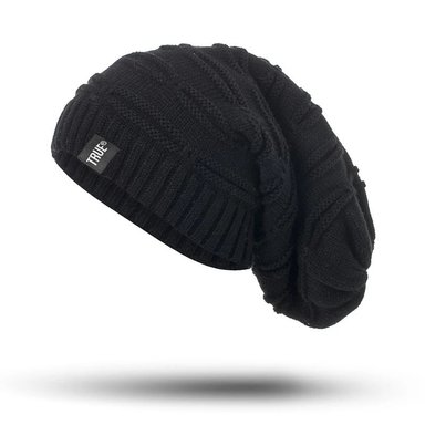 BEANIE MAX CLASICO GORRO HOLGADO PARA HOMBRE - NEGRO