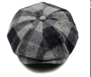 BOINA MICHAEL A CUADROS TALLA L | GRIS