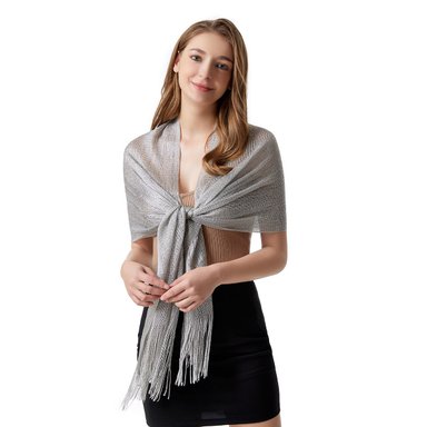 CHAL ALISA FLECOS DE HILO | PLATEADO