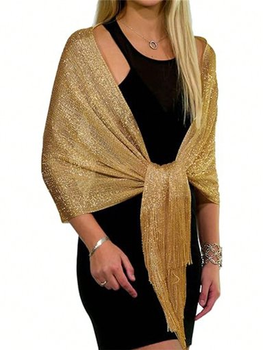 CHAL ALISA FLECOS DE HILO | DORADO