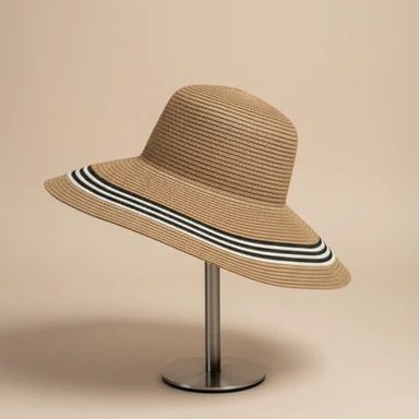 SOMBRERO DE PAJA ELIANE DE PLAYA - BEIGE