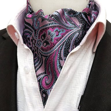 BUFANDA CORBATA OMAR DE SEDA PARA HOMBRE - 1