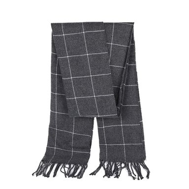 BUFANDA CHALINA CHECKMATE OTOÑO/INVIERNO UNISEX -GRIS - 1