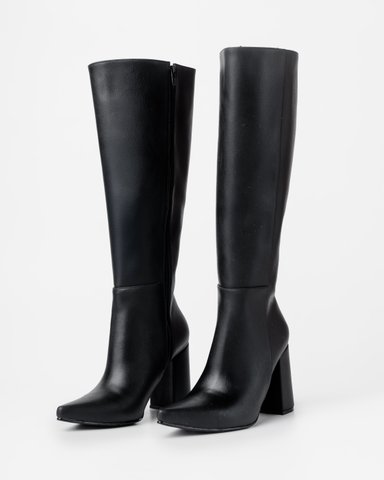 BOTAS MUJER LB LIBBY CALZADOS NEGRO MATE GRECIA - 1