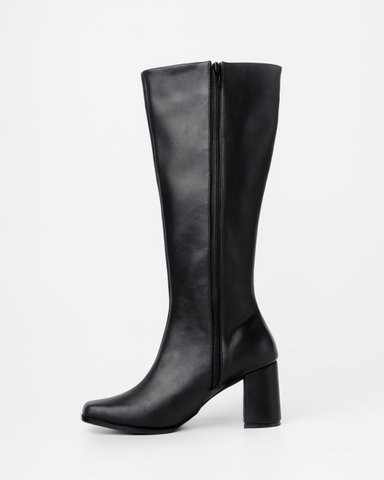 BOTAS MUJER LB LIBBY CALZADOS NEGRO ATENAS PUNTA CUADRADA TACO 7 - 3