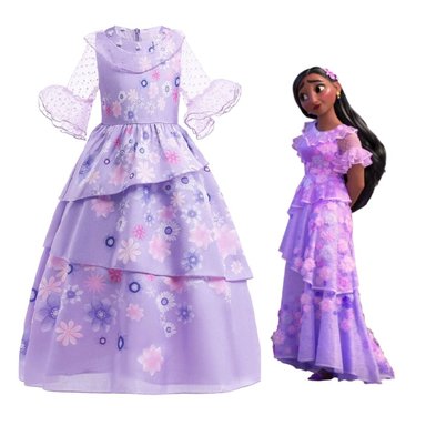 VESTIDO ISABELA MADRIGAL  ENCANTO DISFRAZ MIRABEL MADRIGAL