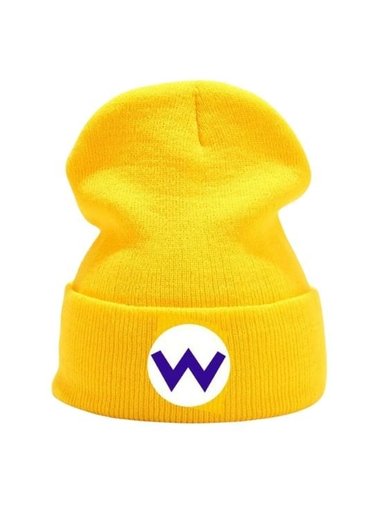 BEANIE WARIO CHULLO PELUCHE MARIO BROS - NIÑOS Y ADULTOS