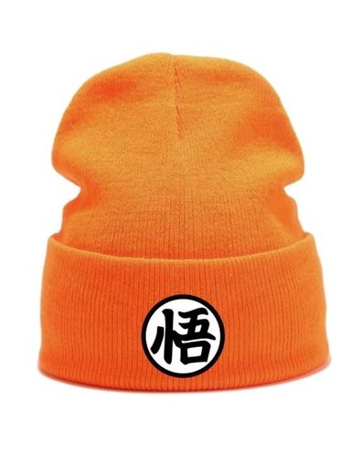 BEANIE DRAGON BALL NARANJA PELUCHE GOKU DRAGON BALL  - NIÑOS Y ADULTOS