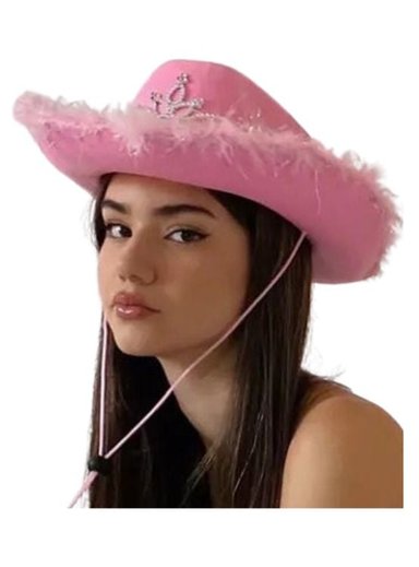 SOMBRERO VAQUERITA COWGIRL HAT ROSADO