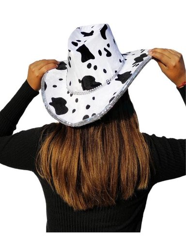 SOMBRERO VAQUERITA  COWGIRL HAT  VAQUITA BRILLOS