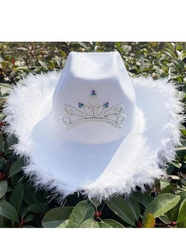 SOMBRERO VAQUERITA BLANCO COWGIRL HAT BLANCO