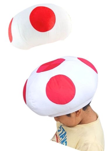 GORRO HONGUITO TOAD GORRA MARIO BROS DISFRAZ