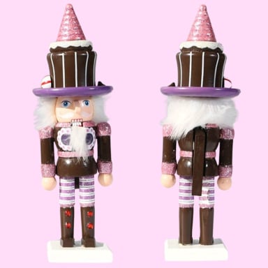 CASCANUECES NAVIDAD MODELO CANDY NAVIDEÑOS (SET X 02)- MIDE25 CM - 3