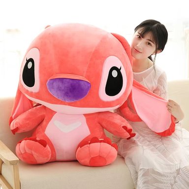 PELUCHE BABY STITCH ROSADO ANGELA MIDE 85 CM - 1