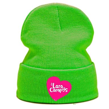 BEANIE RANA LARA CAMPOS PELUCHE VERDE - NIÑOS Y ADULTOS