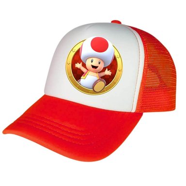 GORRA HONGUITO TOAD PELUCHES SUPER MARIO BROS - NIÑOS Y ADULTOS