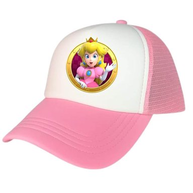 GORRA PRINCESA PEACH PELUCHES SUPER MARIO BROS - NIÑOS Y ADULTOS