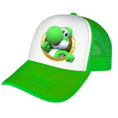 GORRA YOSHI  PELUCHES SUPER MARIO BROS - NIÑOS Y ADULTOS