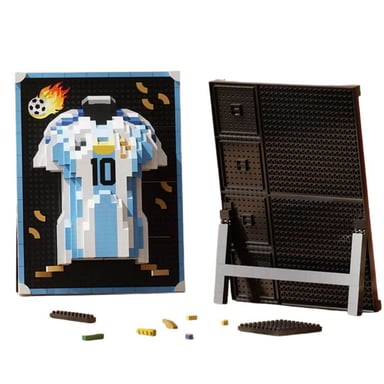 BLOQUES ARMABLES CAMISETA ARGENTINA MUNDIAL 2026 PELUCHES - MIDE 12 CM ALTO - 2
