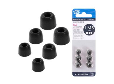 ALMOHADILLAS KZ REPUESTO AUDIFONOS EARTIPS GOMAS - 1