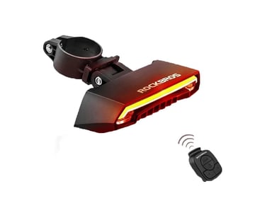 KIT LUZ DELANTERA ROCKBROS 1500 LM + LUZ TRASERA CON LASER BICICLETA - 4
