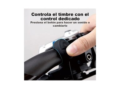 TIMBRE T002S BOCINA RECARGABLE 100 DB BICICLETA - 5