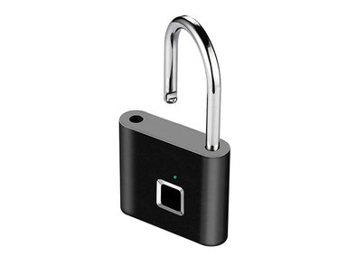 CANDADO CON HUELLA DIGITAL CON CARGA USB - 3